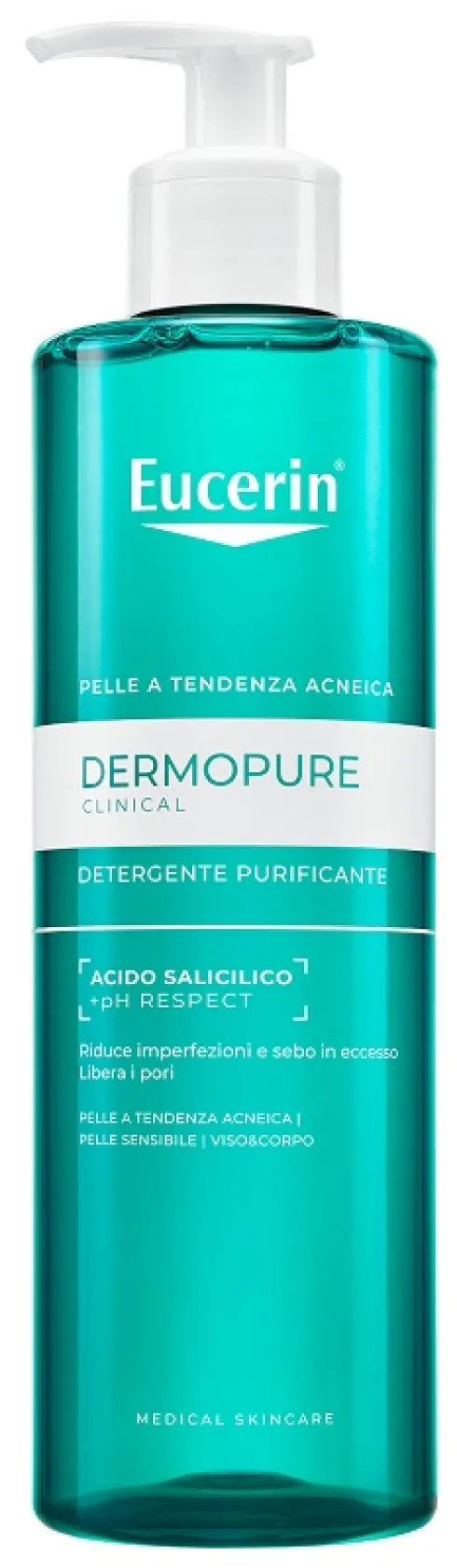 Eucerin Dermopure Detergente Purificante Acne & Sebo 400 ml