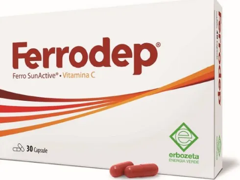 Ferrodep Ferro SunActive Microincapsulato Vitamina C 30 Capsule
