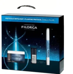 Filorga Cofanetto Natale Hyalu-Filler – Siero NCEF 5 ml + Crema 50 ml + Trattamento Labbra Idratante e Rimpolpante 4 ml