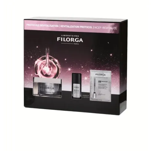 Filorga Cofanetto Natale NCEF-Revitalize – Siero 5 ml + Crema 50 ml + Maschera Monouso Rivitalizzante