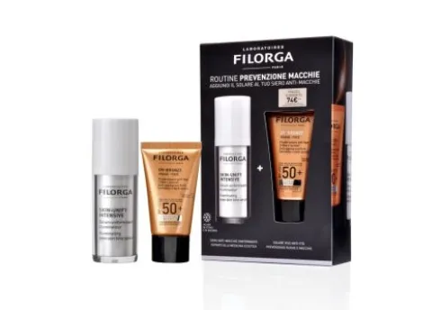 Filorga Cofanetto Zero Macchie Skin Unify Intensive + UV Bronze Face 50+