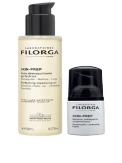 Filorga Huile Démaquillante e Mini Mousse Nettoyante Duo Struccante e Detergente Viso e Occhi