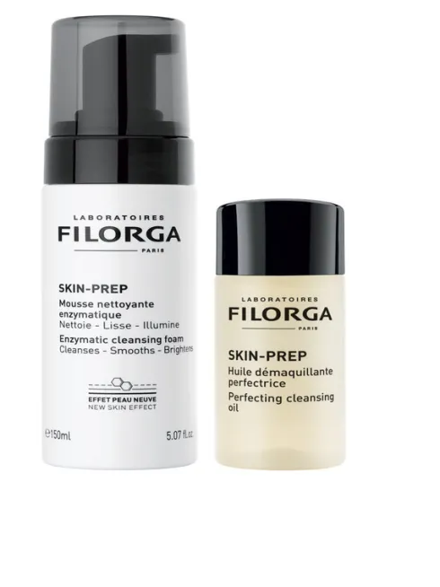 Filorga Mousse Nettoyante e Huile Démaquillante Duo Detergente e Struccante Viso e Occhi