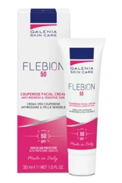 Flebion Crema Viso Rossore E Couperose Spf 50 30 ml