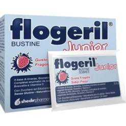 Flogeril Junior Fragola 20 Bustine