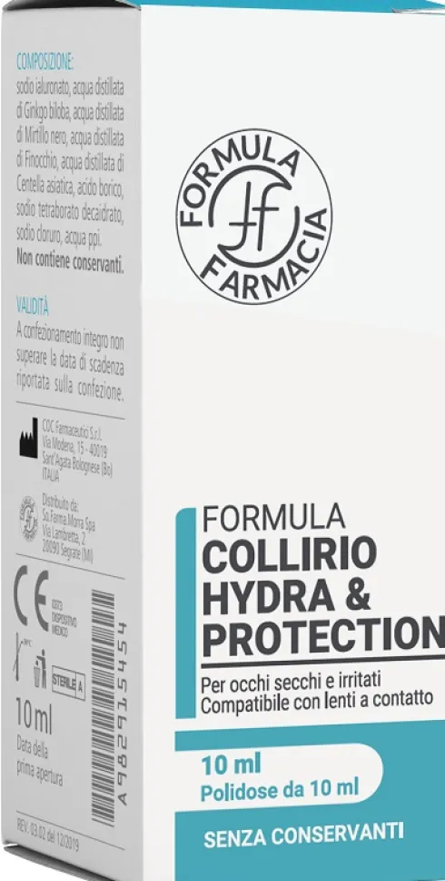 Formula Farmacia Hydra & Protection Collirio con Sodio Ialuronato 0,4% 10 ml