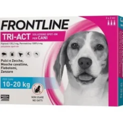 Frontline Tri-Act Cani Da 10 A 20 Kg 3 Pipette
