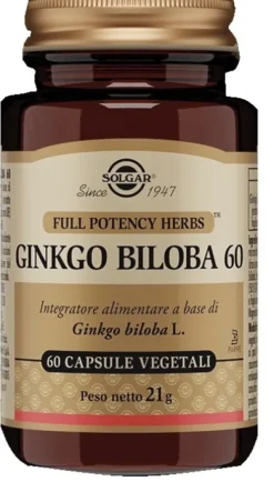 Ginkgo Biloba 60 capsule vegetali
