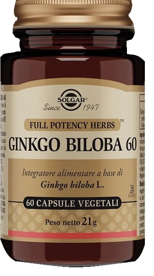 Ginkgo Biloba 60 capsule vegetali