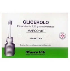 Glicerolo Marco Viti 2,25 g 6 Microclismi Prima Infanzia