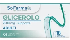 Glicerolo Supposte Adulti 2500 mg con Camomilla e Malva 18 Supposte