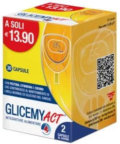 Glycemy Act Controllo Glicemia Gymnema Cromo 30 Capsule