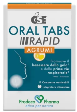 Gse Oral Tabs Rapid Agrumi 12 compresse