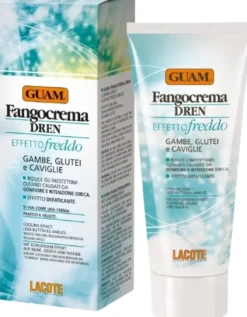 Guam Dren Fangocrema Effetto Freddo Crema Drenante Gambe e Glutei 200 ml