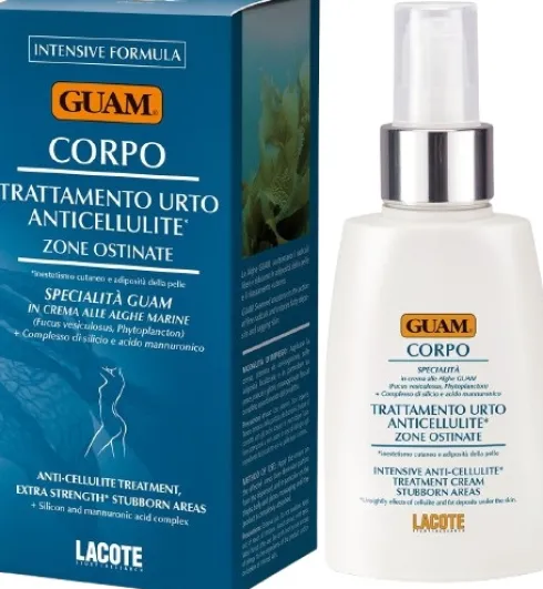 Guam Trattamento Urto Crema Anticellulite Zone Ostinate Azione Intensiva 100 ml