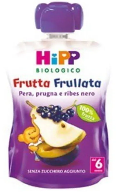 Hipp Frutta Frullata Pera Prugna E Ribes 90 grammi