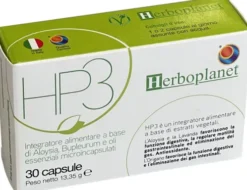 Hp3 Integratore Digestione e Gonfiore Gas Intestinali Capsule Naturali 30 capsule
