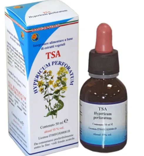 Hypericum perforatum TSA supporto tono dell’umore e benessere del sistema nervoso Gocce 50 ml