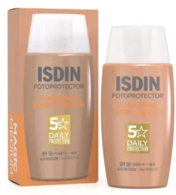 ISDIN Fusion Water Color SPF50 Fotoprotettore Viso Colorato con Acido Ialuronico 50 ml