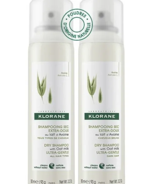 Klorane Shampoo Secco Avena Duo Pack 2×150 ml