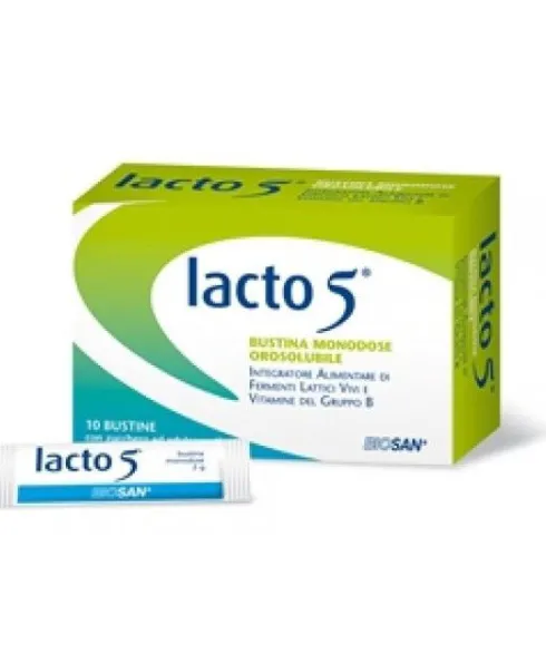 Lacto 5 10 Bustine Orosolubili