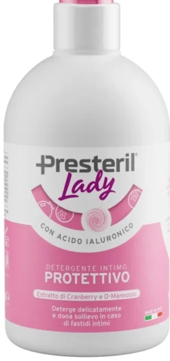 Lady Presteril Detergente Intimo Protettivo con Cranberry e D-Mannosio 100 ml