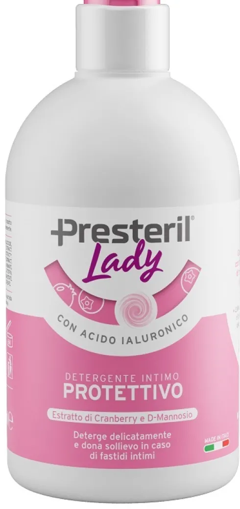 Lady Presteril Detergente Intimo Protettivo con Cranberry e D-Mannosio 100 ml