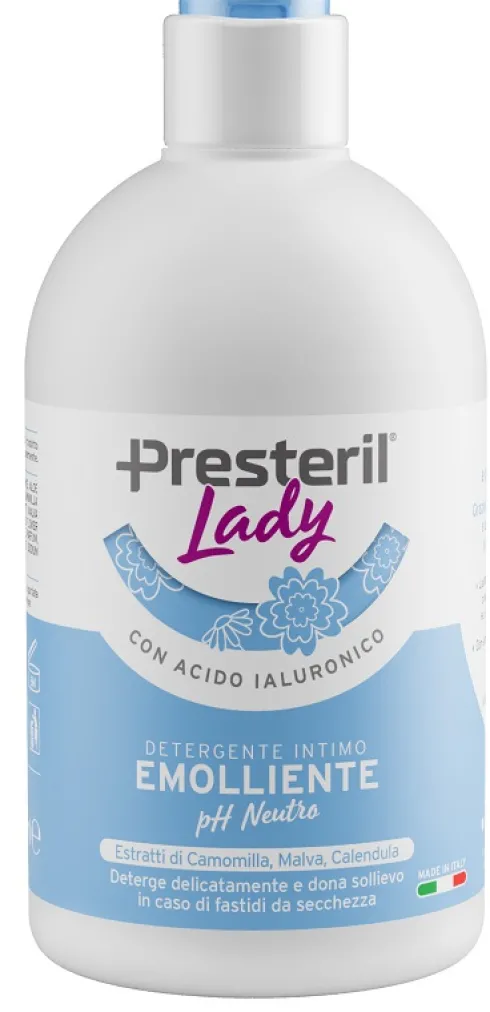 Lady Presteril Detergente Intimo Emolliente con Malva Camomilla e Calendula 250 ml