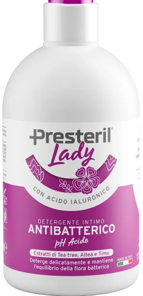 Lady Presteril Detergente Intimo Antibatterico pH Acido 250ml