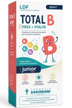 LDF RDAVIT Total B Junior Vitamine del Gruppo B per Bambini Fluido 180 ml