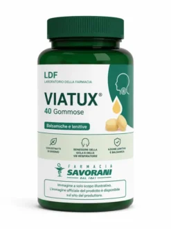 LDF Viatux Gommose per Gola e Vie Respiratorie con Erisimo e Acido Ialuronico 40 Gommose