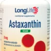 LongLife Astaxanthin Vegan 8 mg Integratore Antiossidante Pelle 30 Perle Vegetali