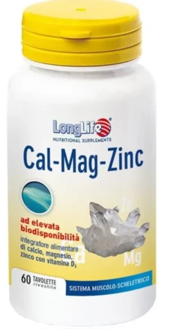 Longlife Cal-Mag-Zinc 60 Tavolette