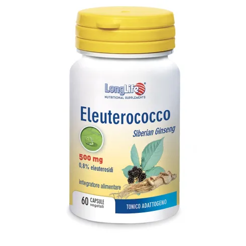 Longlife Eleuterococco 500 mg 60 compresse