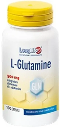 Longlife L-Glutamine 100 Capsule