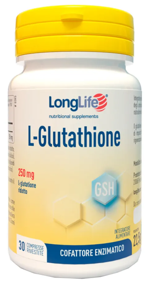 Longlife L-Glutathione 30 compresse