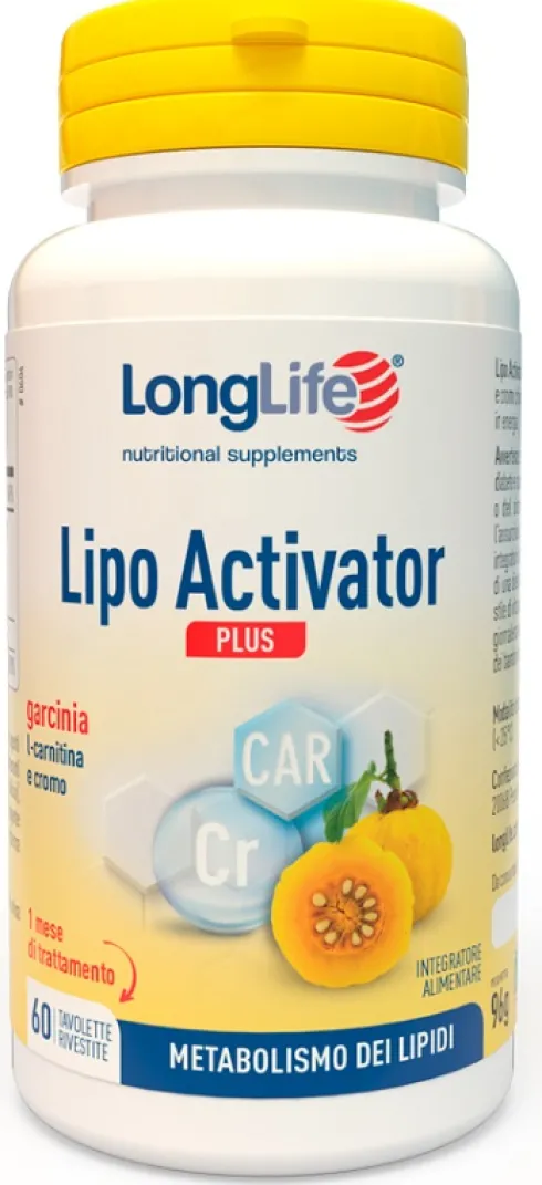 Longlife Lipo Activator Plus 60 tavolette