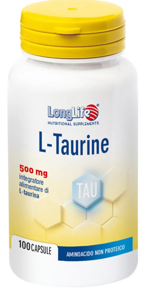 LongLife L-Taurine 500 mg 100 capsule