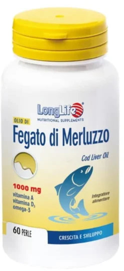Longlife Olio Fegato Di Merluzzo 1000 Mg 60 Perle