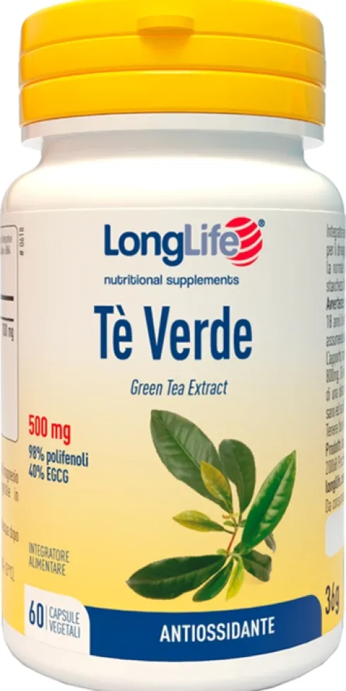 Longlife Tè Verde 500 mg 60 capsule