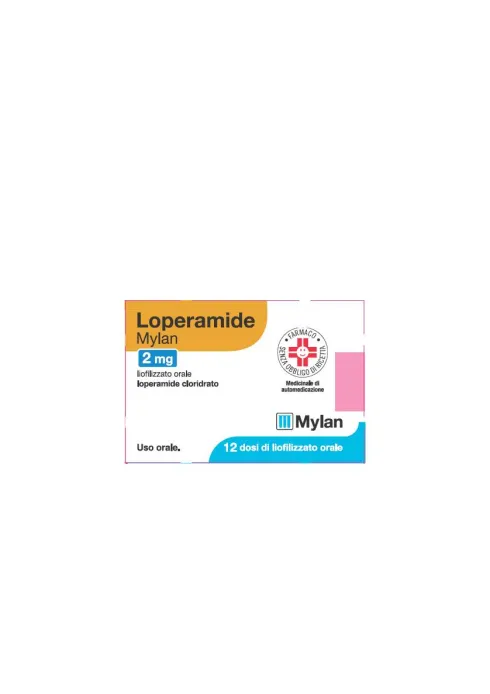 Loperamide Mylan 2 mg 12 compresse orosolubili