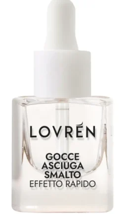 Lovrén Gocce Asciuga Smalto Asciugatura Rapida Anti-Scheggiature 5 ml