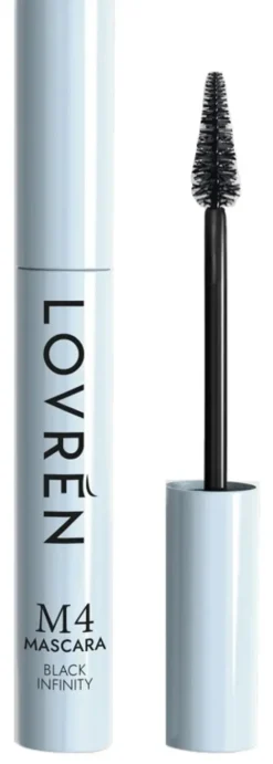 Lovrén M4 Black Infinity Mascara Nero Volumizzante Effetto Ciglia Finte 9 ml