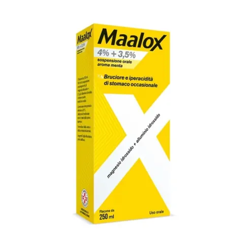 Maalox Aroma Menta Sospensione Orale 250 ml