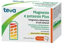 Magnesio Potassio Plus Teva 24 Bustine