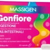 Massigen Gonfiore Integratore Digestione Enzimi Finocchio Carciofo 20 Capsule