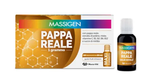 Massigen Pappa Reale 10 flaconi 25 ml