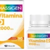 Massigen Vitamina D 2000 UI Integratore Difese Immunitarie Ossa 90 Capsule