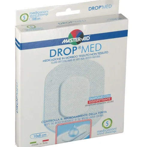 Master Aid Drop Med 10 X 8 cm 5 Medicazioni