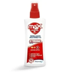 Max Defence Strong Spray Repellente Zanzare e Zecche 75 ml